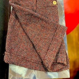 Wool tweed shorts. Great for pairing.